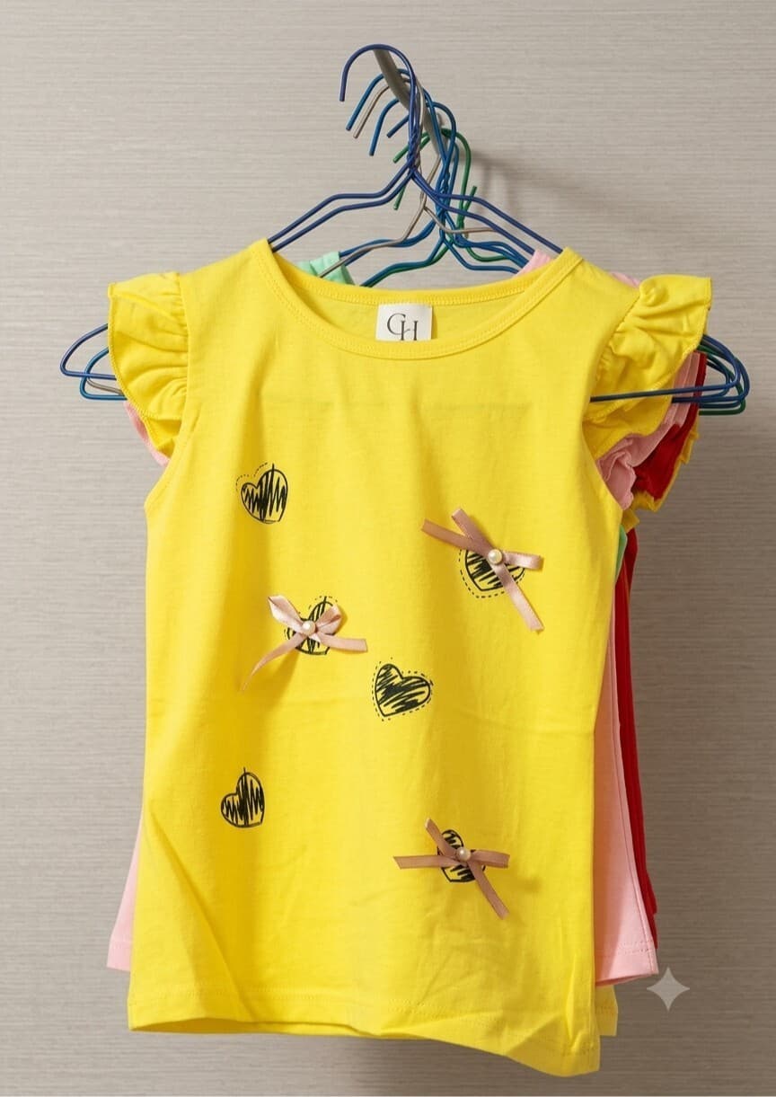 Flutter sleeve Top
