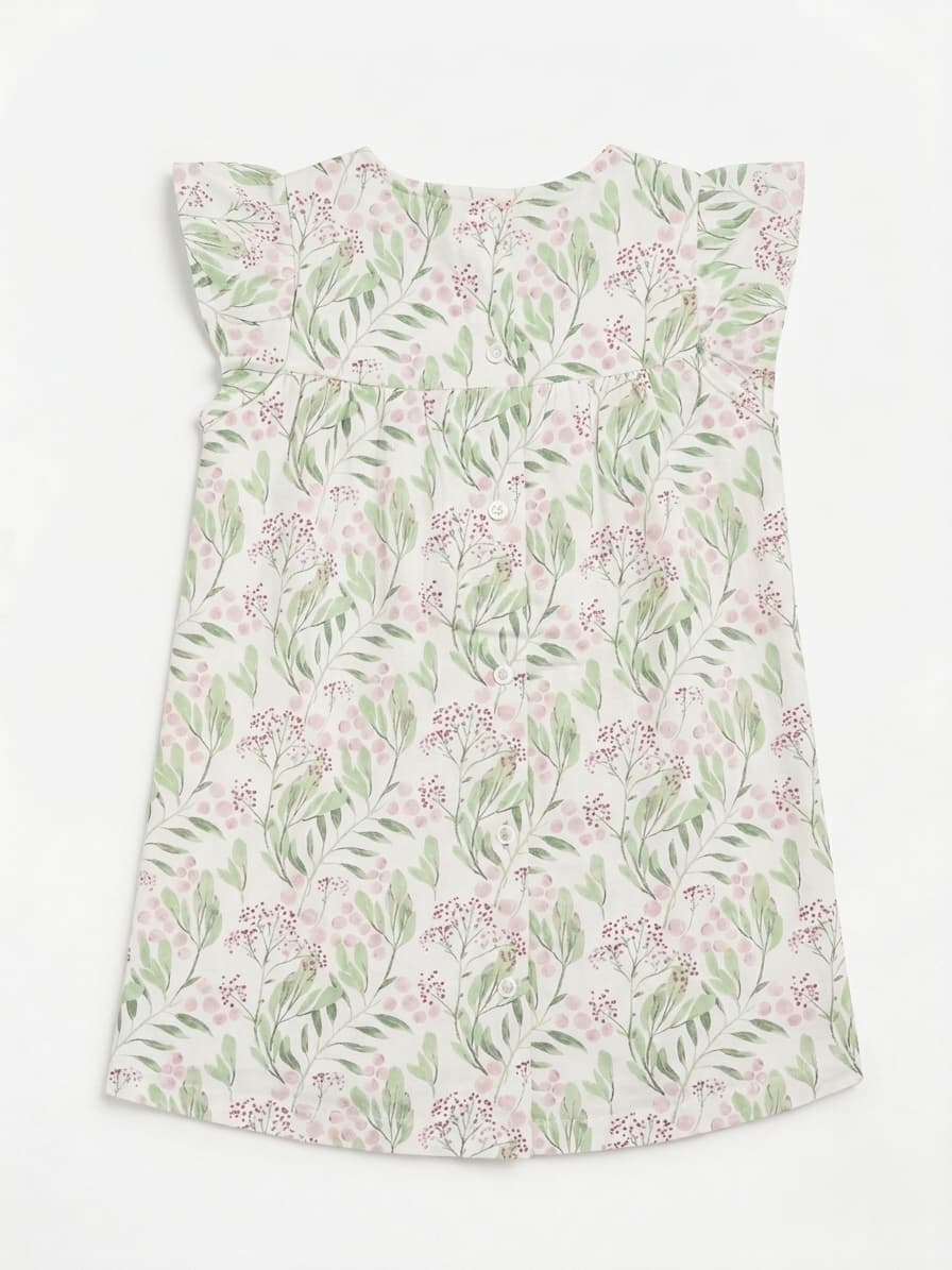 Flutter Sleeve Dress
