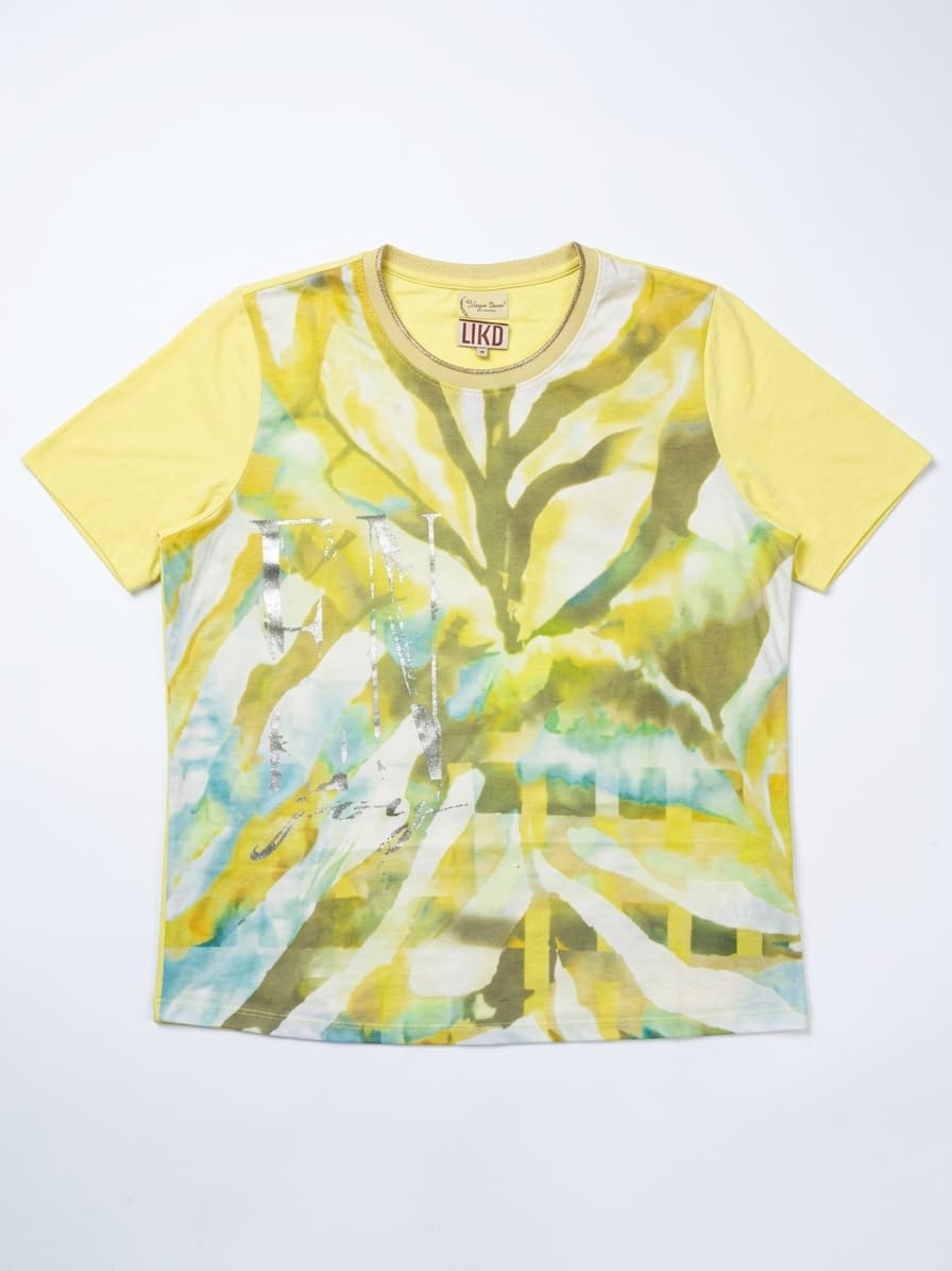 Yellow Short-Sleeved Top